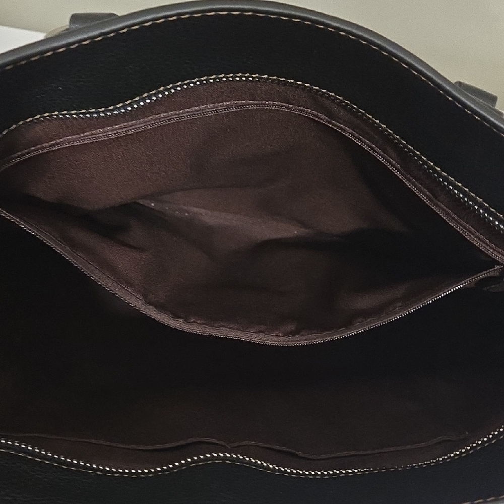 Coach Black Leather Handbag - Picture 9 of 13